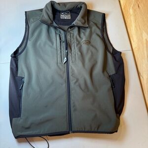 Drake Men's Olive and Black Windproof Tech Vest
